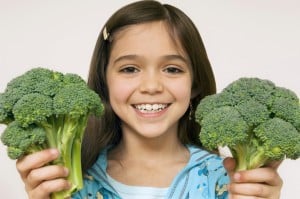 Girl with Broccoli iStock