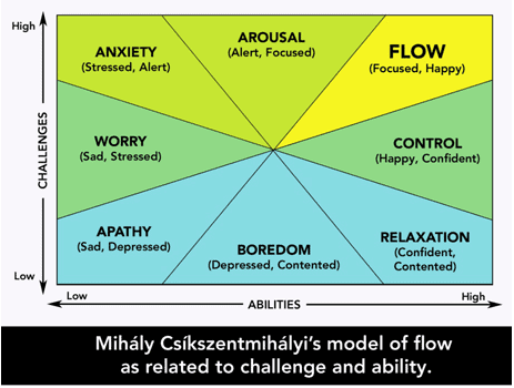 Mihaly Csikszentmihalyi Flow Chart