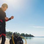 prepared for diving